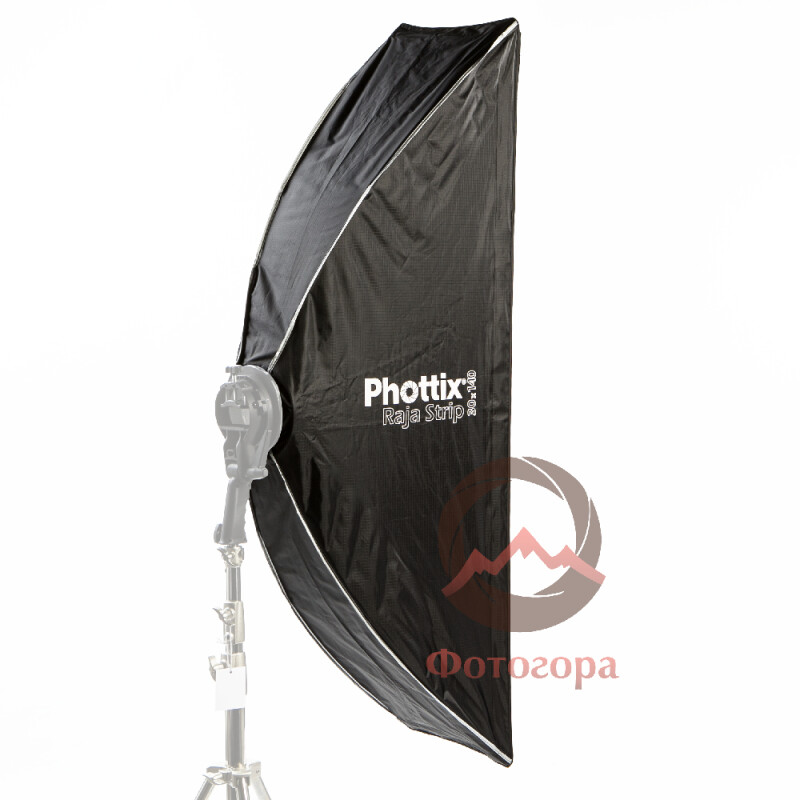 Phottix 82725 Raja Strip 30х140 быстрораскладной стрипбокс с сотами 30х140 см
