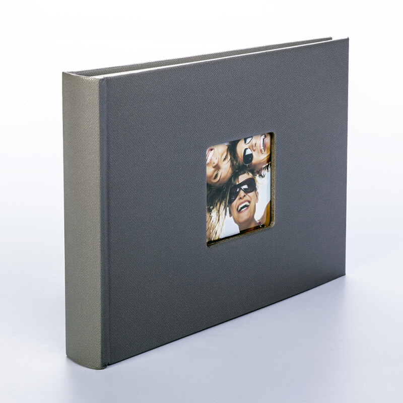 Walther  FA-207-X Fun фотоальбом 40 белых страниц 22x16 серый