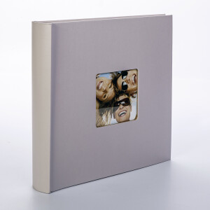 Walther FA-208-D Fun фотоальбом 100 белых страниц 30x30 светло серый