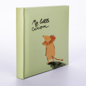 Walther FA-269-2 Stewo фотоальбом детский 50 белых страниц 26x25 мятный лев