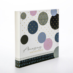 Walther MX-485-L Amazing Memories фотоальбом 100 белых страниц 30x30 синий