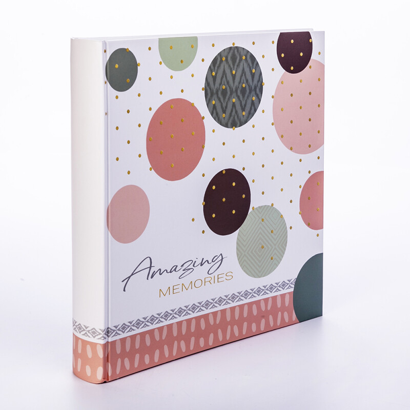 Walther MX-485-R Amazing Memories фотоальбом 100 белых страниц 30x30 лососевый