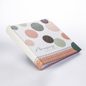 Walther MX-485-R Amazing Memories фотоальбом 100 белых страниц 30x30 лососевый