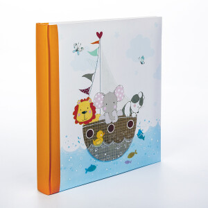 Walther UK-277-O фотоальбом детский 50 белых страниц 28x30,5 оранжевый корешок