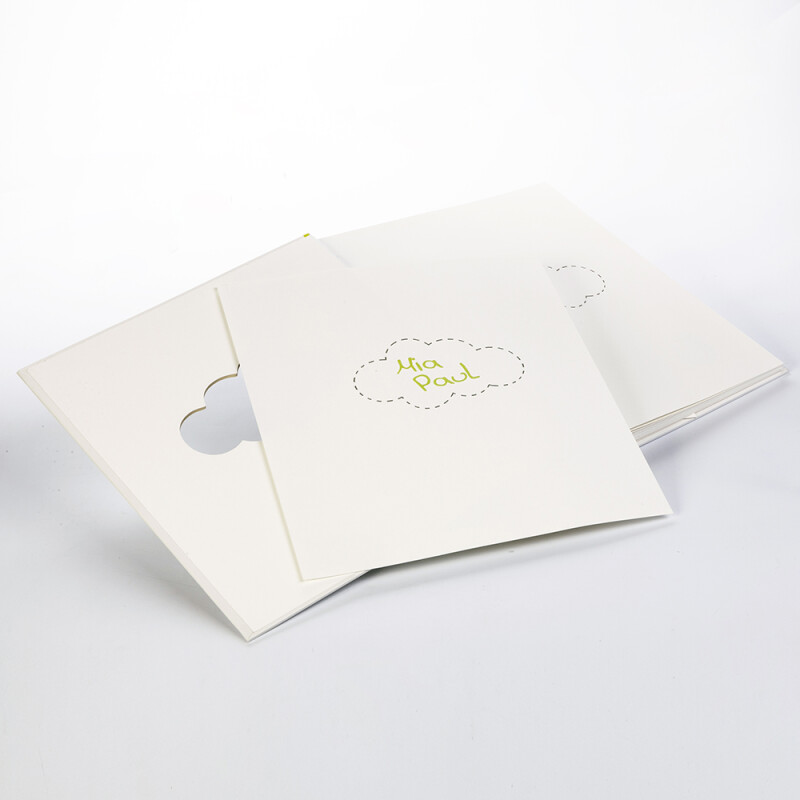 Walther UK-279 Newborn фотоальбом детский 50 белых страниц 28x30,5 облако на веревочке