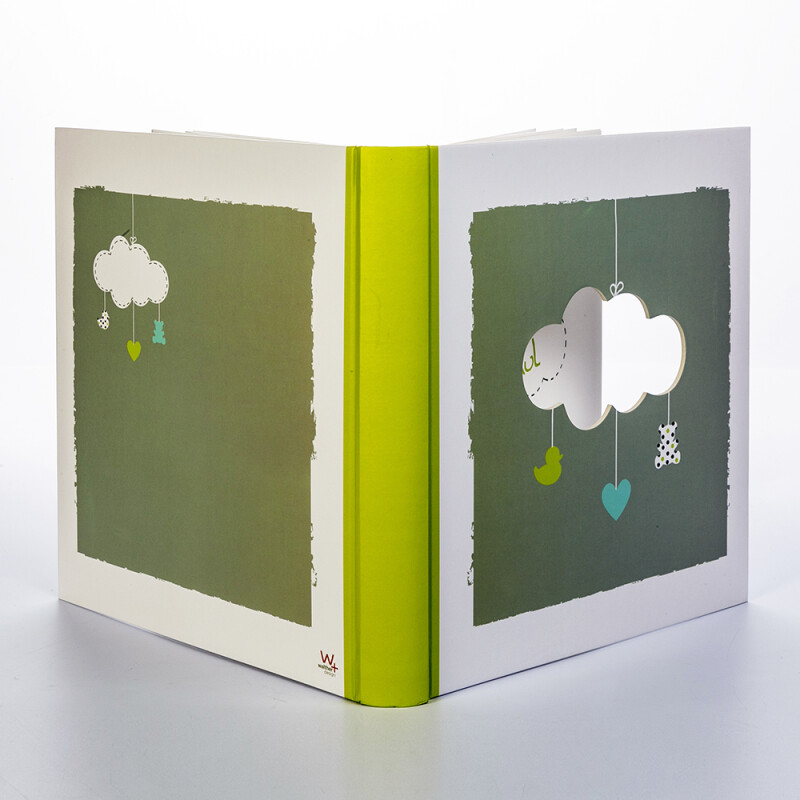 Walther UK-279 Newborn фотоальбом детский 50 белых страниц 28x30,5 облако на веревочке