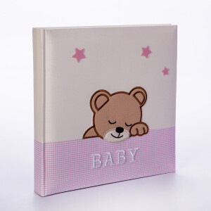 ZEP DL2420PK ELISA PINK детский фотоальбом в коробке 40 белых страниц 24x24 розовый