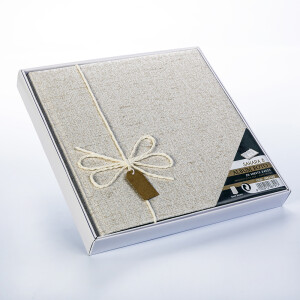 ZEP SRB2420 Sahara фотоальбом в коробке 40 белых страниц 24x24 бежевый