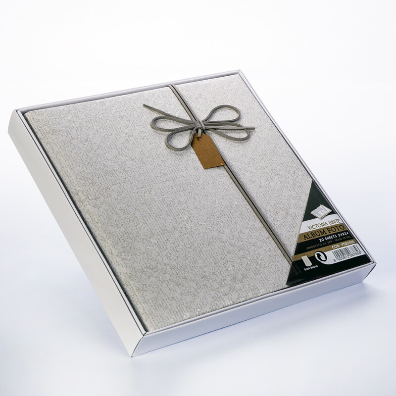 ZEP VTW2420 VICTORIA WHITE фотоальбом в коробке 40 белых страниц 24x24 белый