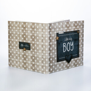 Walther UK-100-L Little Baby Boy фотоальбом детский 50 белых страниц 28x30,5 синий