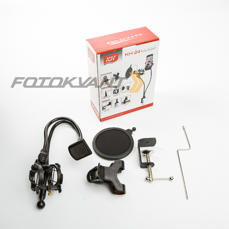 Fotokvant LSS-24 настольное крепление для микрофона и смартфона для блогера