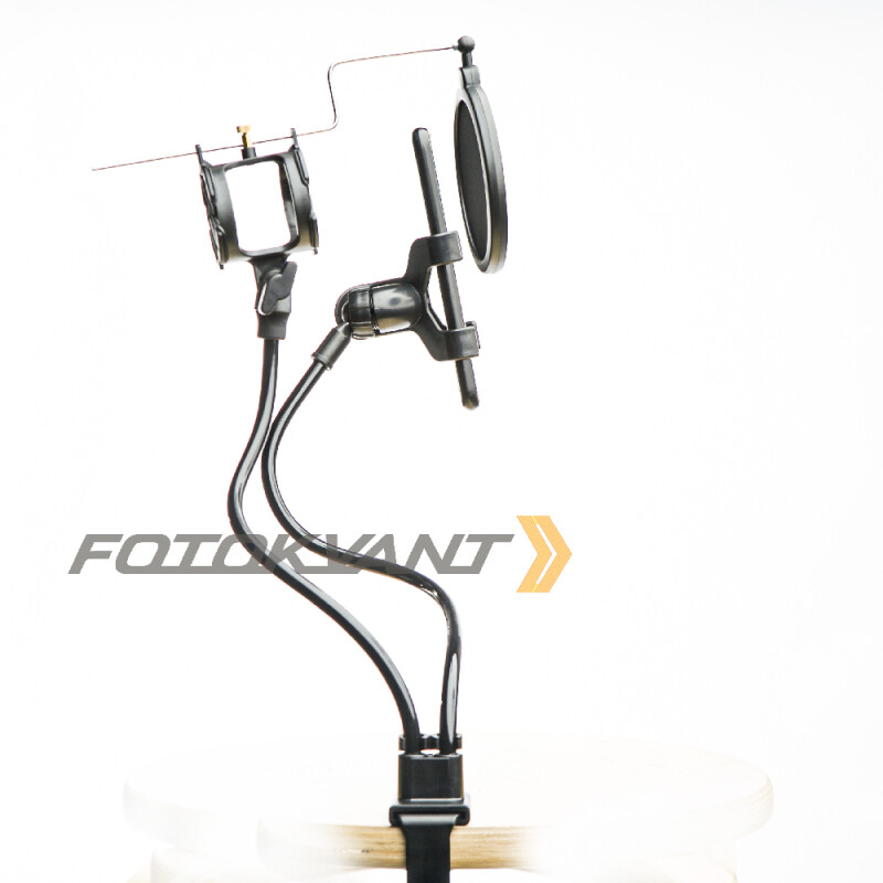 Fotokvant LSS-24 настольное крепление для микрофона и смартфона для блогера