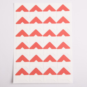 Albonny PC-018 Red уголки для фотоальбомов красные