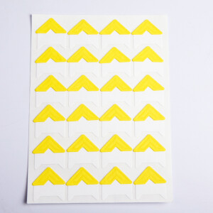 Albonny PC-021 Yellow уголки для фотоальбомов желтые