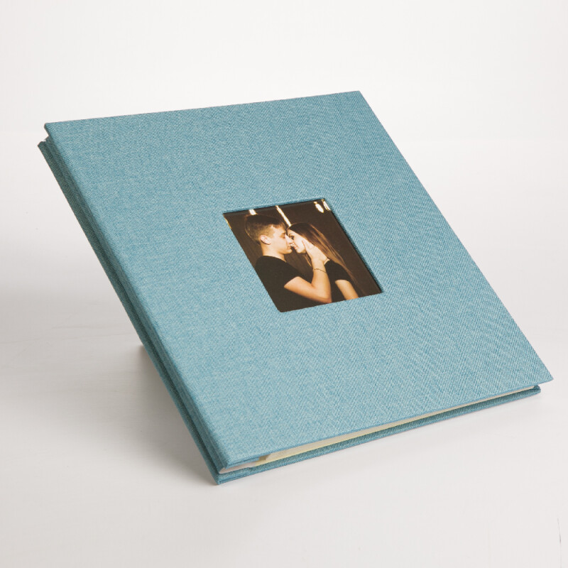 Albonny AMP-2728-40-Blue фотоальбом голубой 40 белых страниц