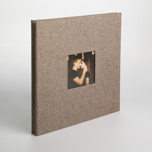 Albonny AMP-2728-40-Brown фотоальбом коричневый 40 белых страниц