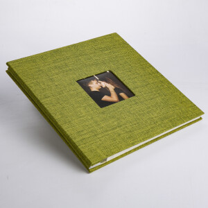 Albonny AMP-2728-40-Green фотоальбом зеленый 40 белых страниц