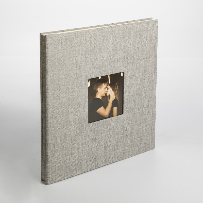 Albonny AMP-2728-40-Grey фотоальбом серый 40 белых страниц