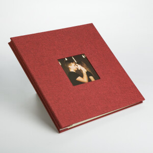 Albonny AMP-2728-40-Вurgundy фотоальбом бордовый 40 белых страниц