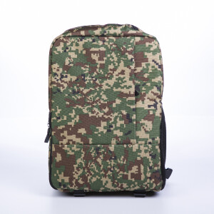 Fotokvant Backpack-01 Green Сamouflage рюкзак для фотоаппарата зеленый камуфляж
