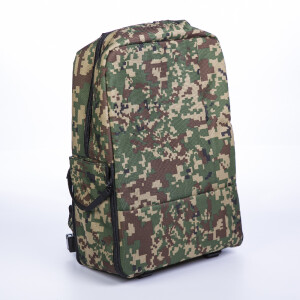 Fotokvant Backpack-01 Green Сamouflage рюкзак для фотоаппарата зеленый камуфляж