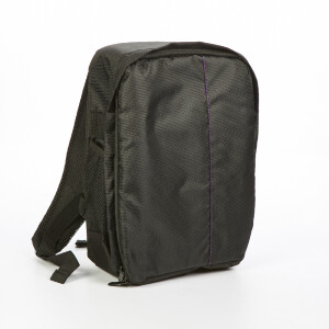 Fotokvant GBK-002-BP рюкзак для фототехники черный с фиолетовой строчкой