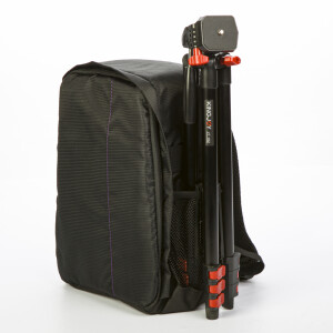 Fotokvant GBK-002-BP рюкзак для фототехники черный с фиолетовой строчкой