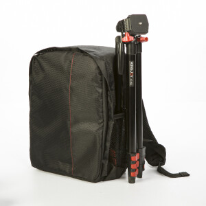 Fotokvant GBK-002-BR рюкзак для фототехники черный с красной строчкой