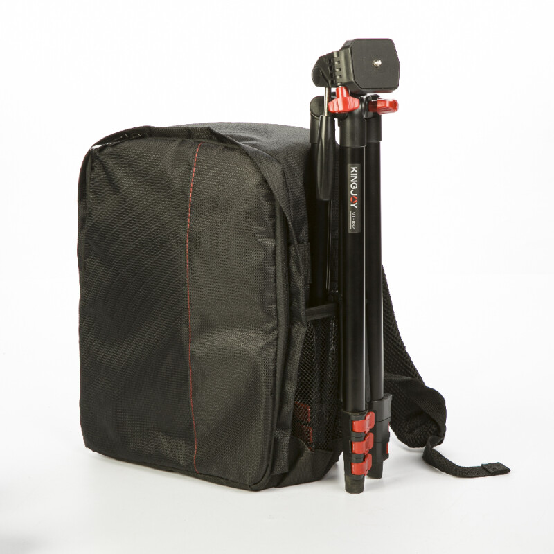 Fotokvant GBK-002-BR рюкзак для фототехники черный с красной строчкой