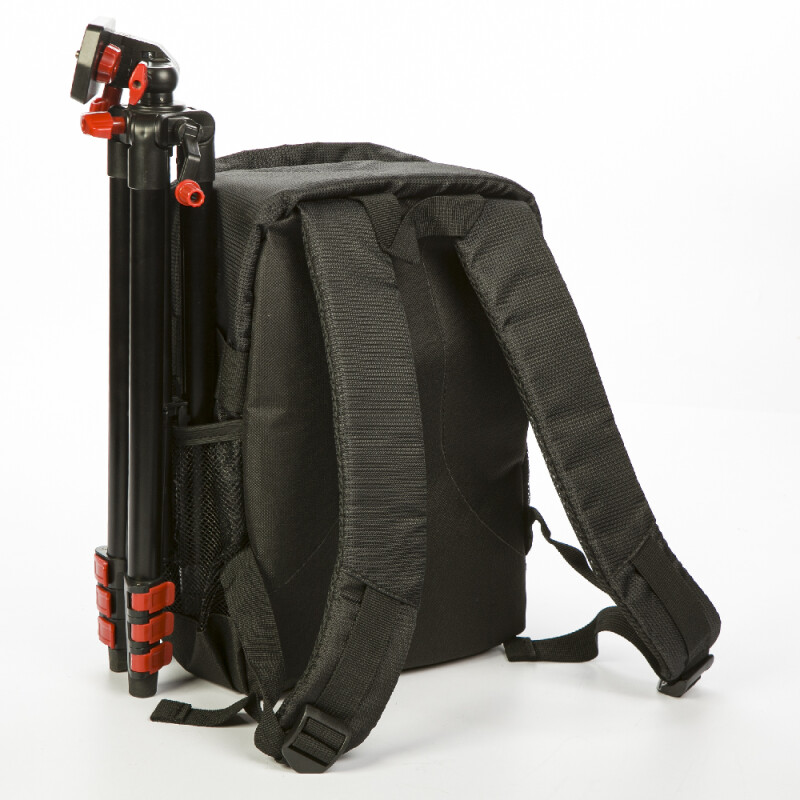 Fotokvant GBK-002-BR рюкзак для фототехники черный с красной строчкой