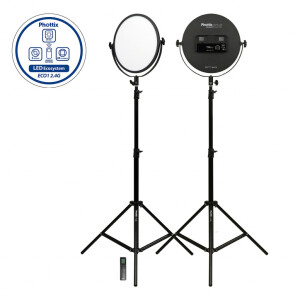 Phottix 81428 Nuada R3 II LED Light Twin Kit Set комплект светодиодных осветителей