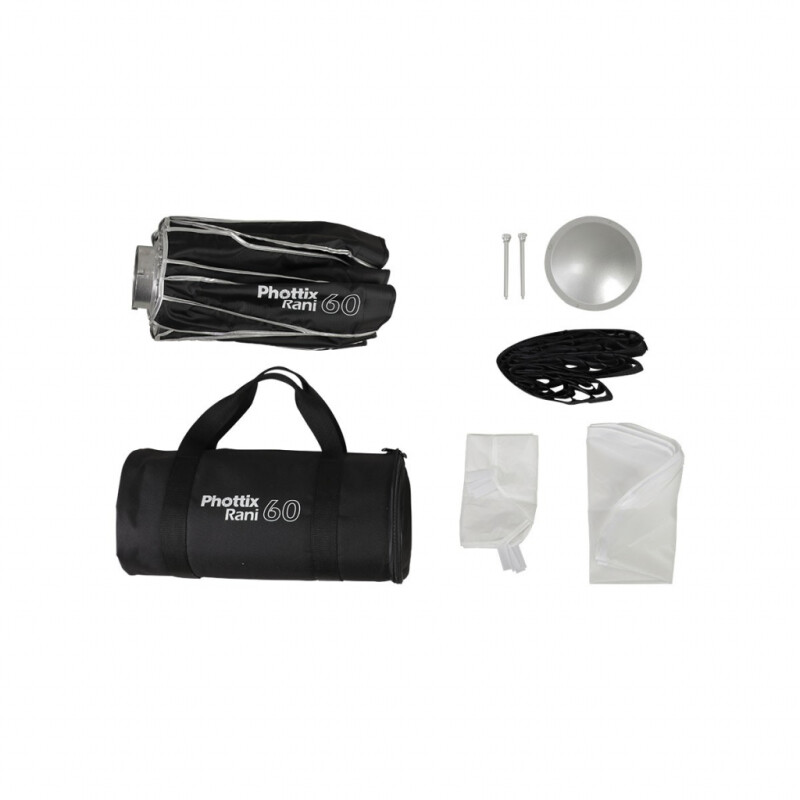 Phottix 82762 Rani 60 Folding Beauty Dish софтрефлектор серебряный 60 см