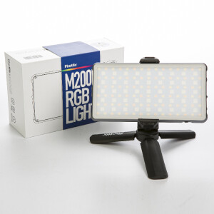 Phottix 81419 M200R RGB Light светодиодная панель с аккумулятором и мини-штативом