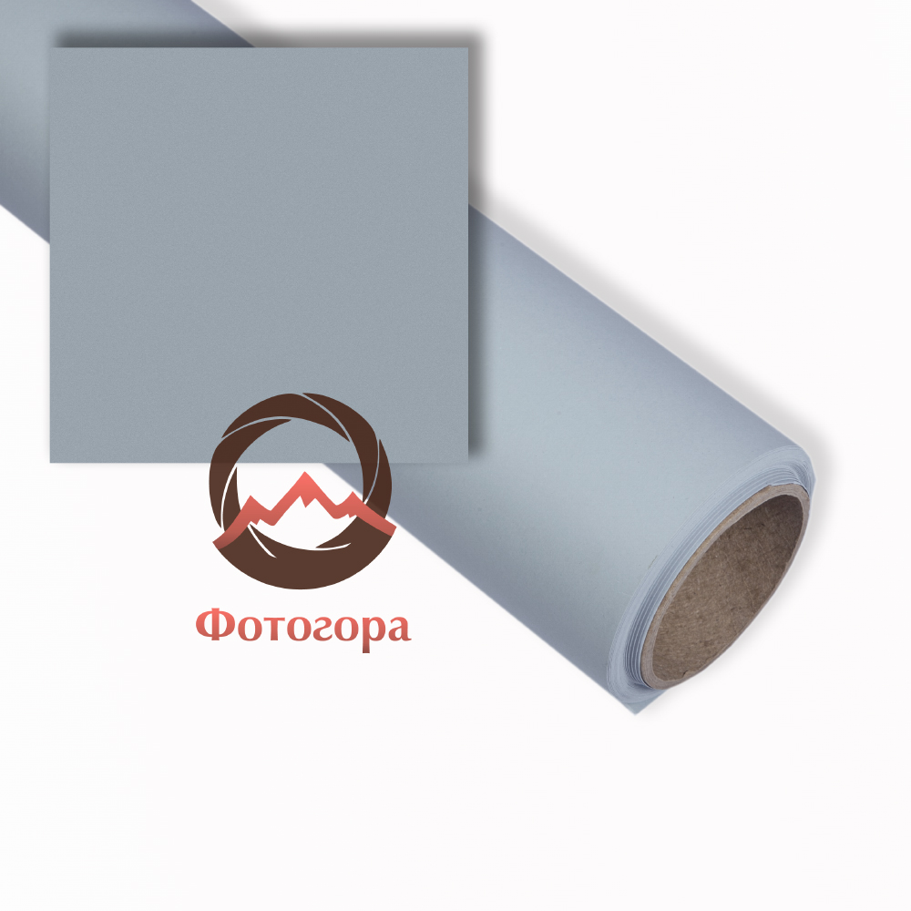 Vibrantone VBRT1107 Steel Grey 07 фон бумажный 1,35x6м цвет стальной Vibrantone VBRT1107 Steel Grey 07 фон бумажный 1,35x6м цвет стальной