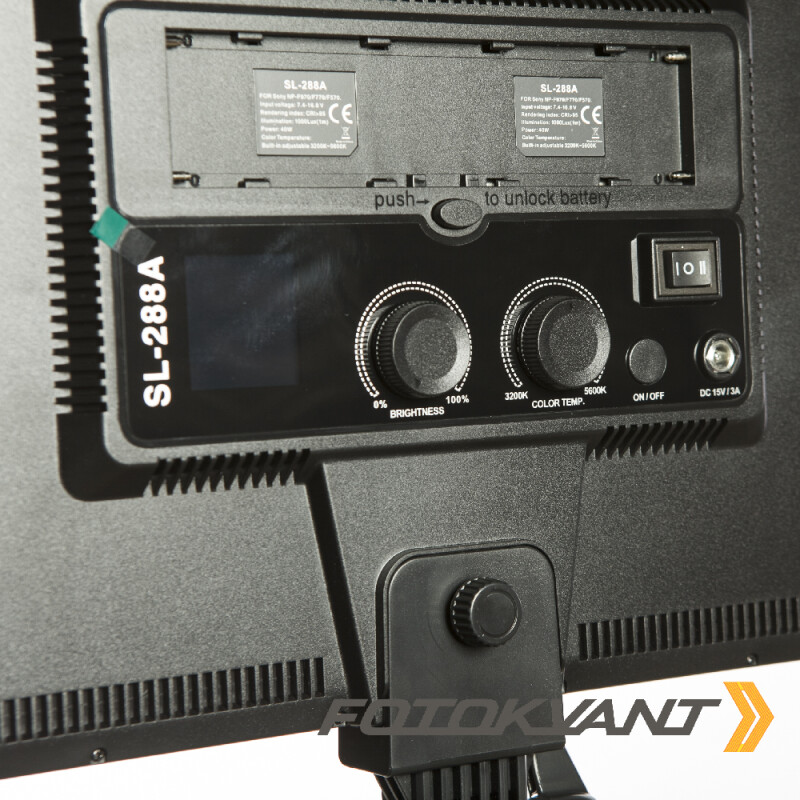 Fotokvant SL-288A светодиодный осветитель 3200-5600К 40Вт CRI 95