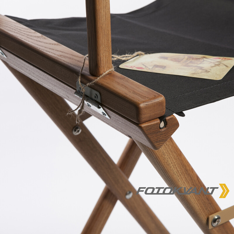 Fotokvant АСь-2 стул режиссера высокий цвета орех