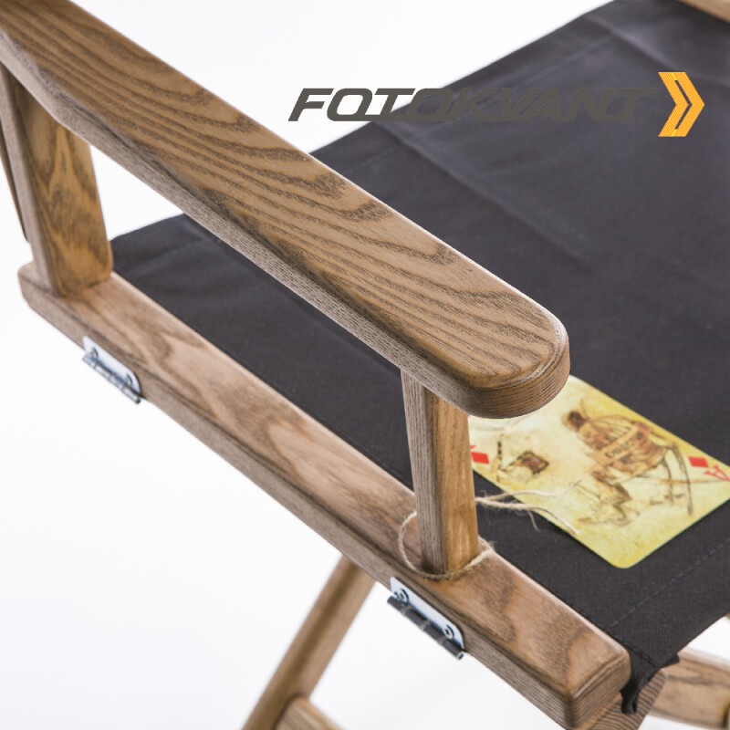 Fotokvant АСь-3 стул режиссера низкий цвета орех