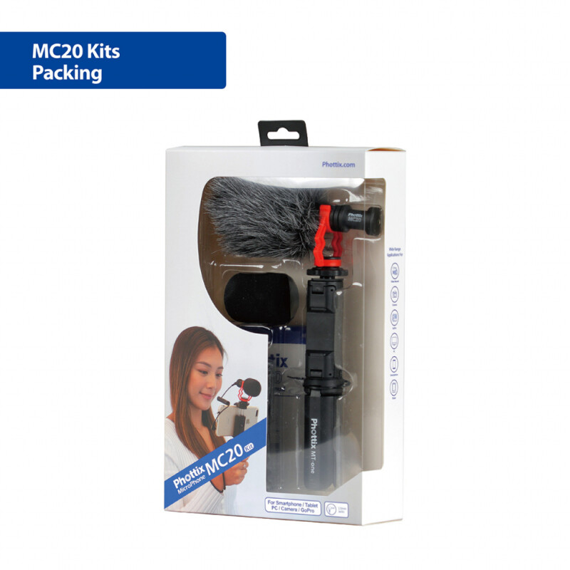 Phottix 99918 MC-20 комплект микрофона с держателем для телефона