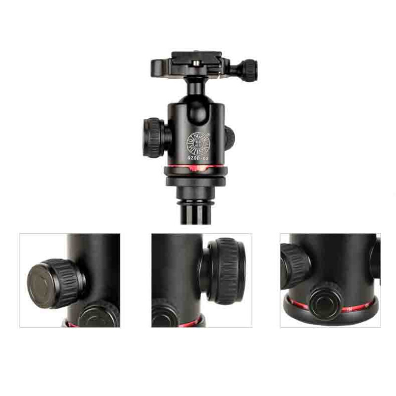 QZSD Q530 штатив-монопод с шаровой головой макс высота 165 см