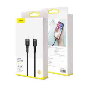 Baseus CATLKLF-G1 кабель черно-серый с Type-C на iP PD 18W 1 м