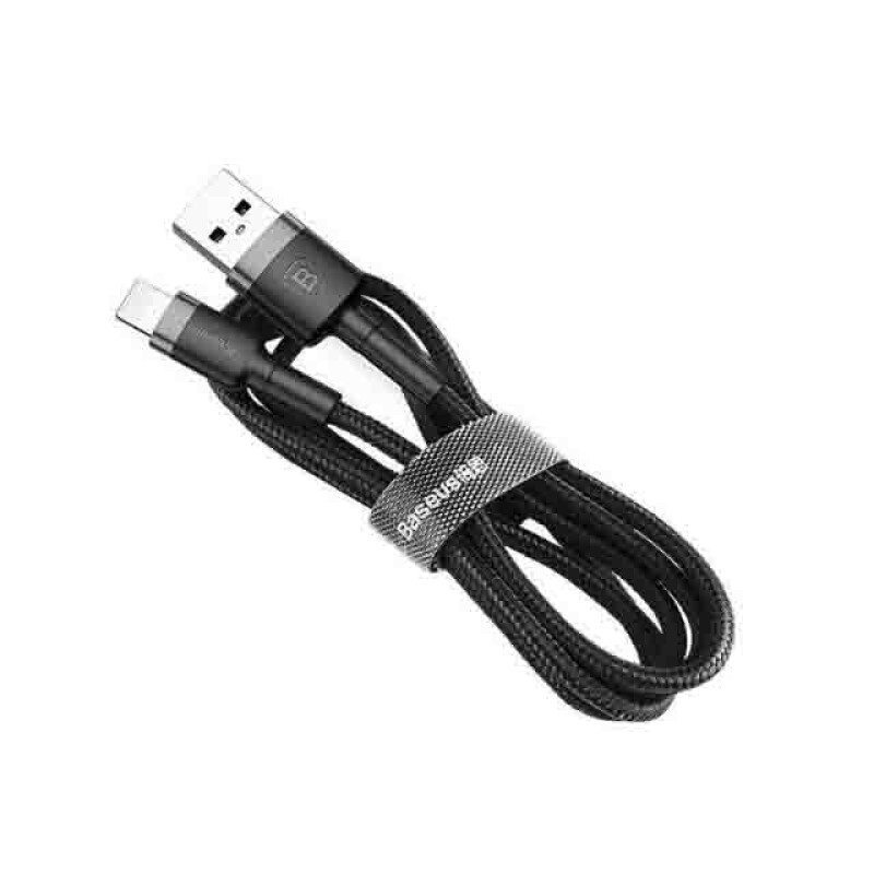 Baseus CALKLF-AG1 кабель черно-серый с USB на lightning 2.4A 50 см
