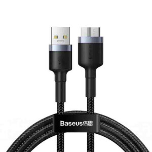Baseus CADKLF-D0G кабель темно серый с USB3.0 Папа на Micro-B 2A 1 м