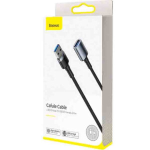 Baseus CADKLF-B0G кабель темно серый с USB3.0 Папа на USB3.0 Мама 2A 1 м