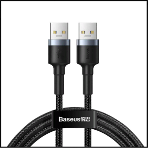 Baseus CADKLF-C0G кабель темно серый с USB3.0 Папа на USB3.0 Папа 2A 1 м