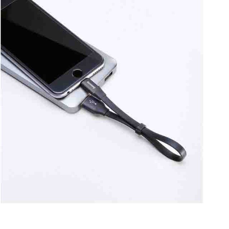Baseus CALMBJ-B01 кабель черный с USB на lightning 23 см