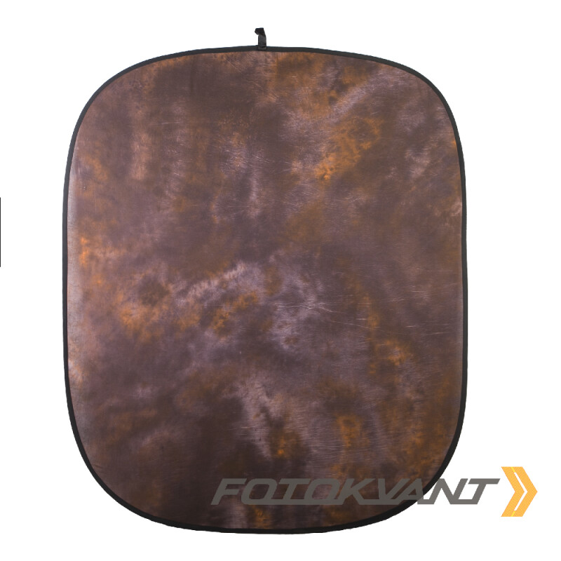 Fotokvant BG-1821 Brown Tie-dye фон 1,8х2,1 м тканевый складной коричневый пятнистый