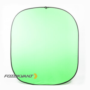 Fotokvant BG-1821 Green фон тканевый складной зеленый хромакей 1,8х2,1 м