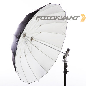 Fotokvant U-90W Para параболический глубокий зонт 90 см белый на отражение