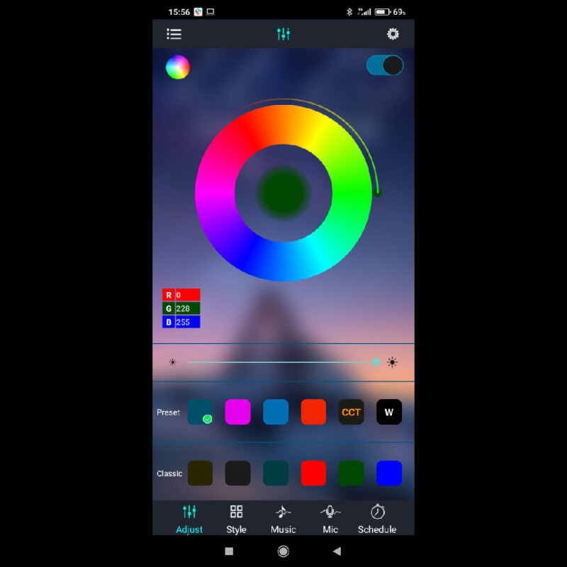 Lightstar RGB PRO bluetooth лампа