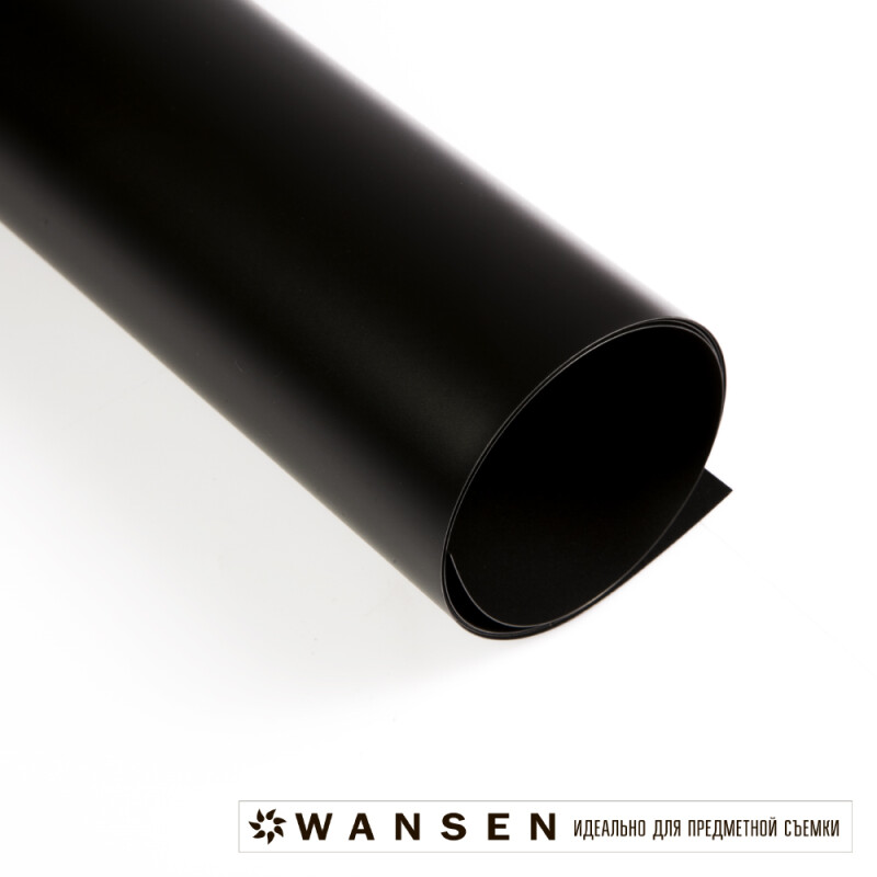Wansen PB-0710-03 Black mat фон пластиковый черный матовый 0.7х1 м